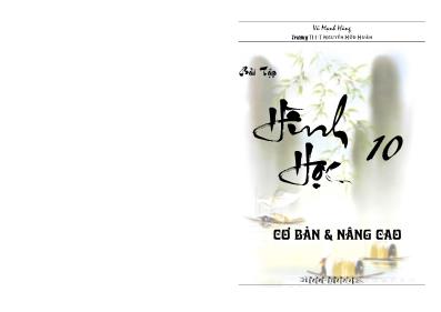 Bài tập Hình học 10 - Cơ bản & nâng cao